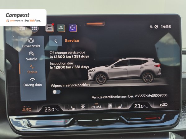 Cupra Formentor Noul CUPRA Formentor 1.5 eTSI DSG7